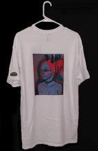 Load image into Gallery viewer, Kandykorn X Slimyburger - Jet Black &amp; Ghost White Emilie Autumn on backside, 100% Cotton T - Shirt Sizes (S-XL) Fairy Pop Fantasy Rock
